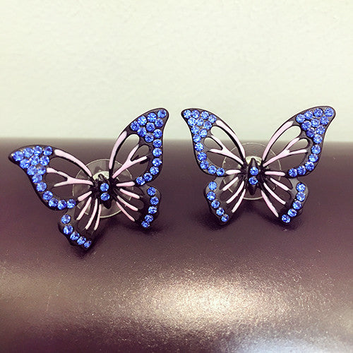 Big Butterfly Stud Earrings