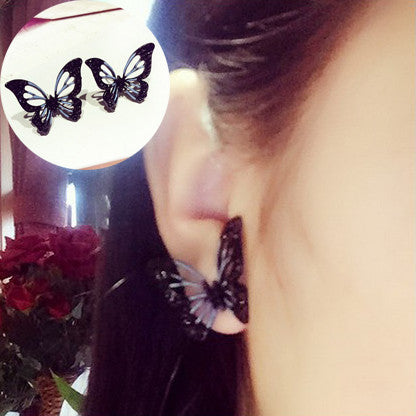 Big Butterfly Stud Earrings
