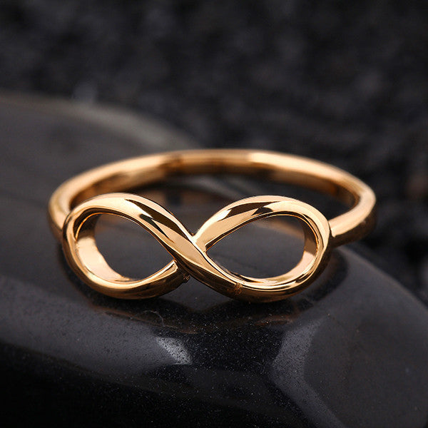Gold Iinfinity Ring