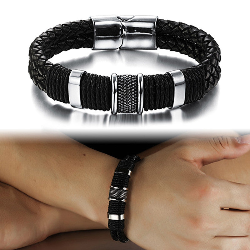 Wide Mens Chain Bracelet