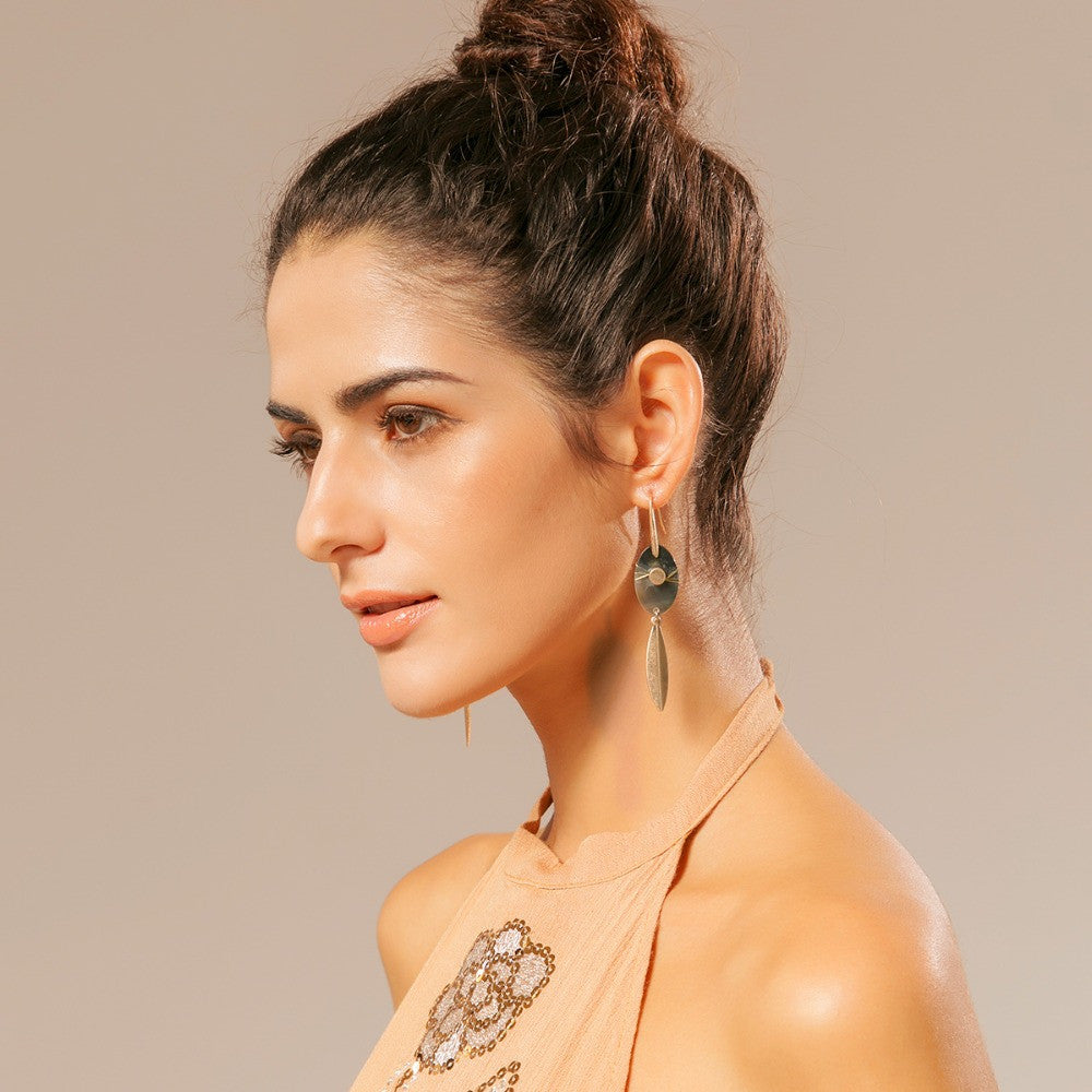 Natural Shell Drop Earrings