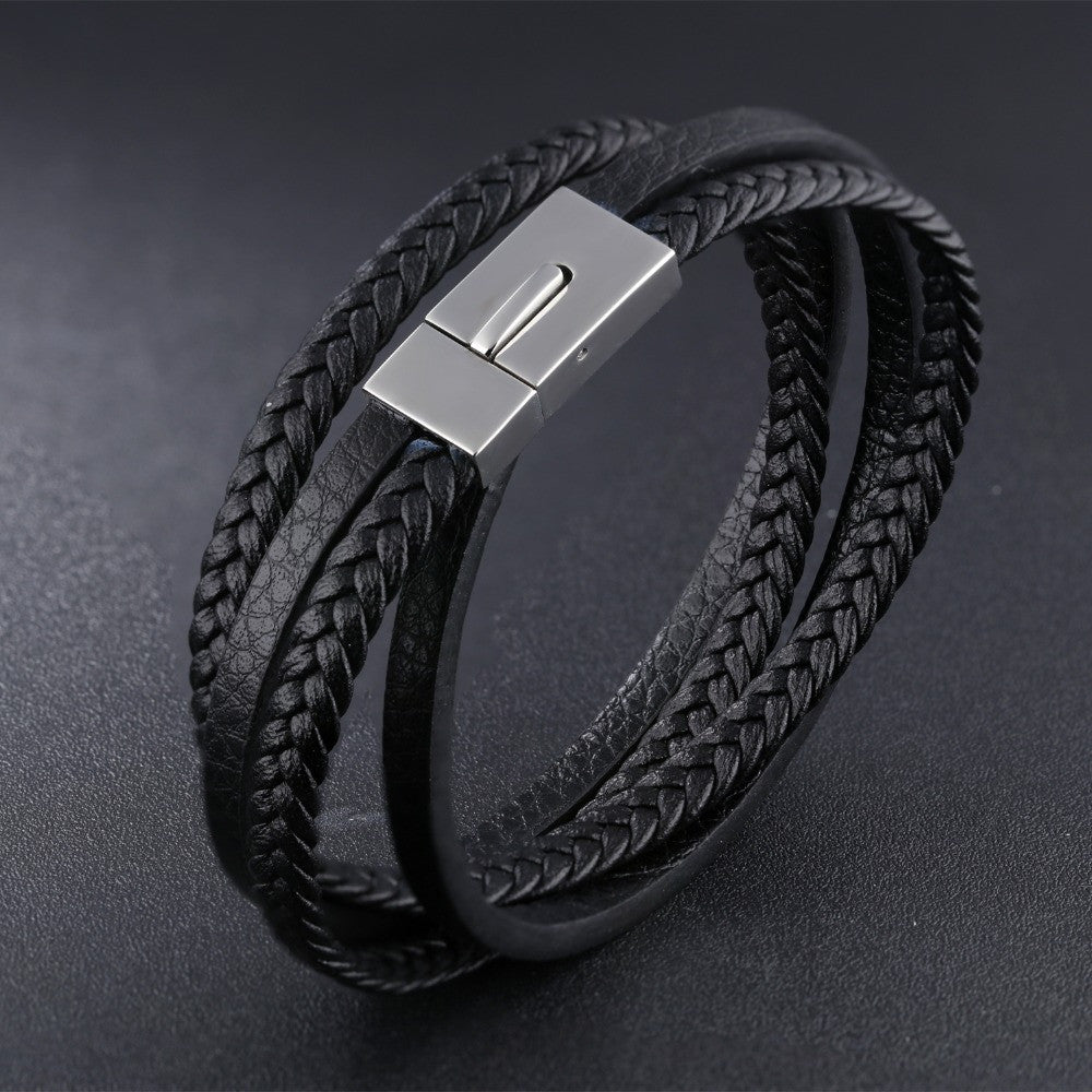 Man Cowhide Bracelet