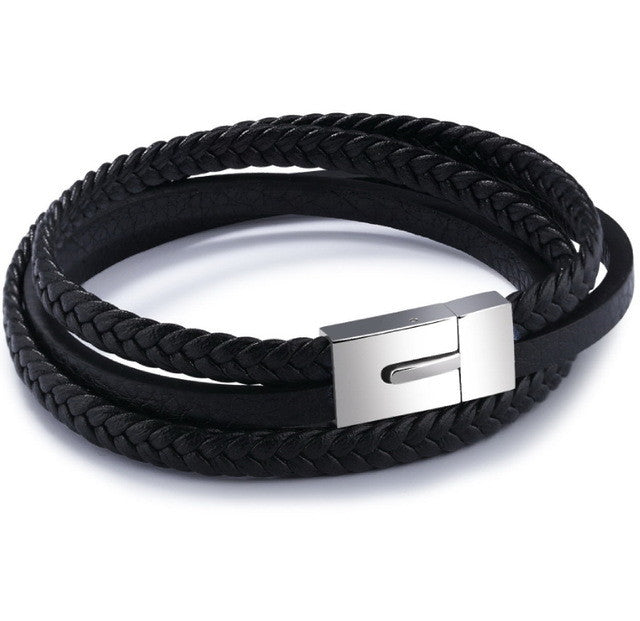 Man Cowhide Bracelet