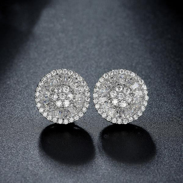 NEWBARK Round Stud Earrings